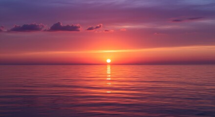 Fototapeta premium sunset over the sea