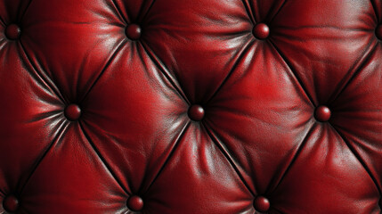 Fototapeta premium A rich red leather texture, ideal as a striking background