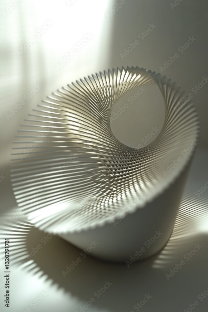 Poster a simple white bowl placed on a table