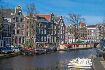 Le centre-ville de Amsterdam au Pays-bas