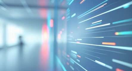 futuristic digital interface technology background