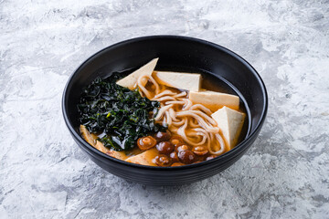 Japanese miso soup healthy food