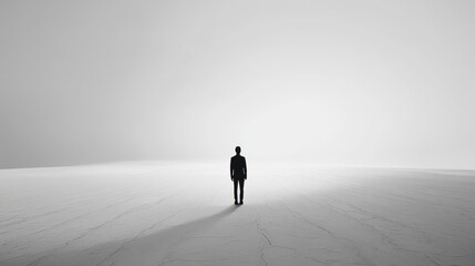 Colorful silhouette pf person standing in monochrome crowd of different people,surreal unique and different concept,loneliness in society,shadow,freedom,Love,be yourself,Stand out from the crowd.