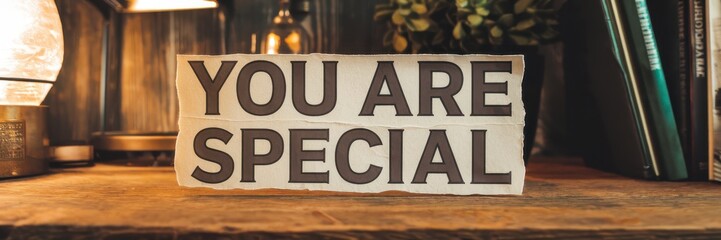 You Are Special: A Message of Encouragement and Self-Love