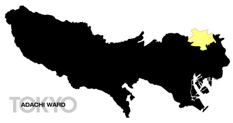 東京都足立区の位置地図_05