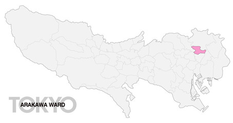 東京都荒川区の位置地図_04