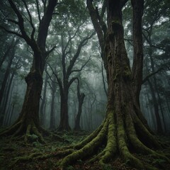 Fototapeta premium 40. The Secret Language of Trees – A scientist discovers that trees communicate through their roots. When they finally learn to understand the messages, they uncover a shocking truth about the forest.