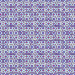 seamless flora pattern, purple morning glory flower