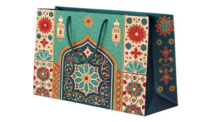 Islamic Gift Bag with Traditional Ornamental Design