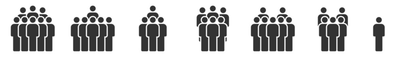 People Icons Line Work Group Team Business, People Vector Icon, Group Of People Icon, Team People Icon, Persons Symbol,