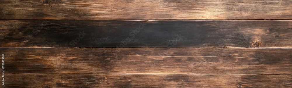 Poster Wooden surface with varying shades and textures, creating a rustic appearance.