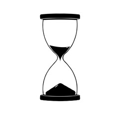 hourglass vector illustration