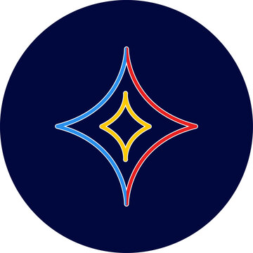 Unique Diamond Vector Icon