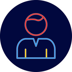 Unique User Vector Icon