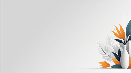 vector illustration of an Elegant floral design abstract background