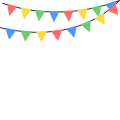 Fototapeta premium Colorful Party Bunting