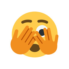 Face with Peeking Eye
