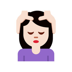 Woman Getting Head Massage