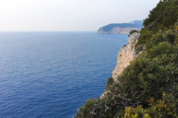 Fototapeta premium Panoramic view of coastline of Lefkada, Greece