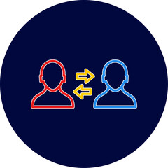 Unique Consulting Services Vector Icon