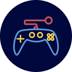 Unique Gaming Control Vector Icon