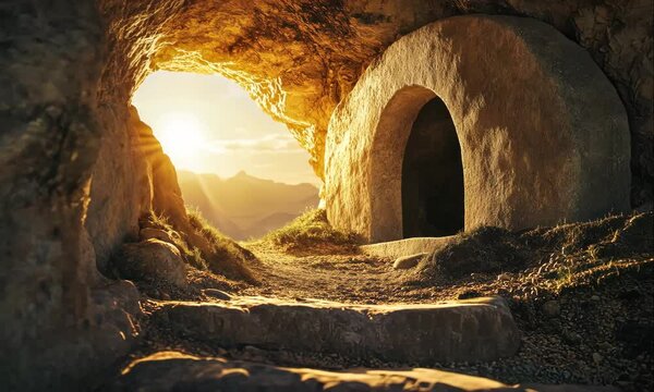 The Tomb Of Jesus Christ. He is Risen