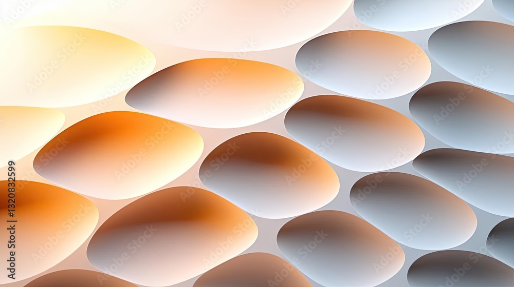 Leinwandbilder Geometric pattern design abstract background idea. Abstract pattern of colorful pebbles creates a calming visual experience.