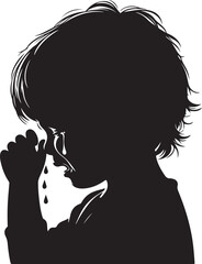 Child crying vector illustration