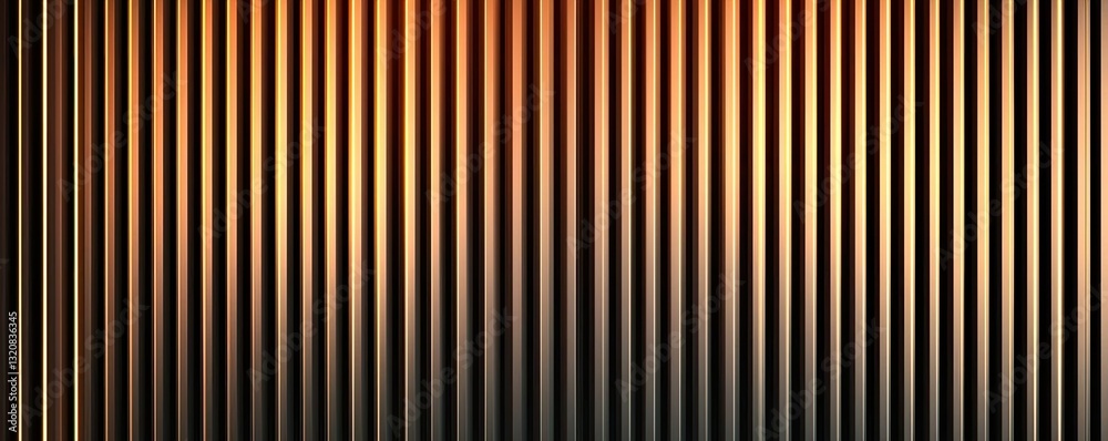 Aufkleber Abstract art background concept. Abstract gradient design with vertical lines in warm tones creating a modern aesthetic.