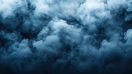 Obraz premium Dramatic nighttime abstract background concept. Dark clouds gather, creating a dramatic sky filled with moody atmospheric textures.