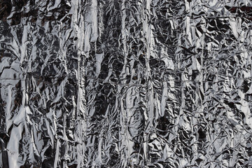 textured metal surface in dark gray color, background	