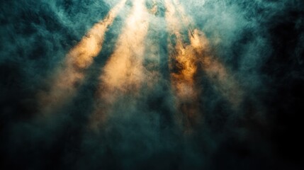 Fototapeta premium Dramatic, ethereal smoky background