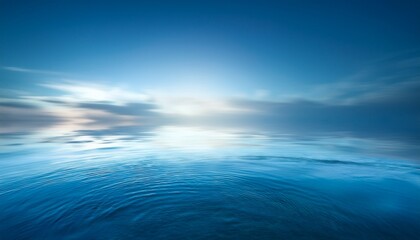 Obraz premium Calm Water Reflection Background. Elegant & modern texture. Soft light reflection on water surface. Serene & minimalist design.