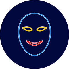 Ancient Face Mask Icon