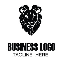 Powerful Lion Logo Design for a Business