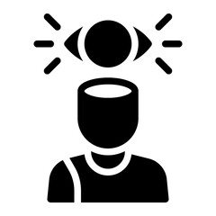 awareness glyph icon