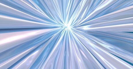 The abstract background showcases flying neon glowing stripes set against a retro blue futuristic backdrop