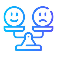 emotions gradient icon