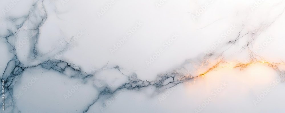 Poster Abstract art background concept. A close-up view of elegant white marble with subtle gray veining, perfect for design projects.