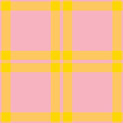 Fototapeta premium Dusty Soft Pink Seamless Checks with Metallic Sunflower Yellow accents Background