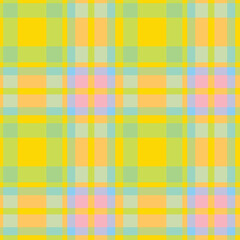 Vivid Sunflower Yellow and Deep Mint Green Seamless Checks Background