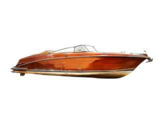 Classic Wooden Riva Aquarama Speedboat: A Timeless Icon of Italian Design