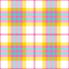 Cool Bubblegum and Pale White Seamless Checks Background