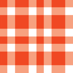 Bright Orangered and Dark White Seamless Checks Background