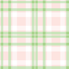 Spring Light Very Light Pink & Bright Mint Green Seamless Checks Background