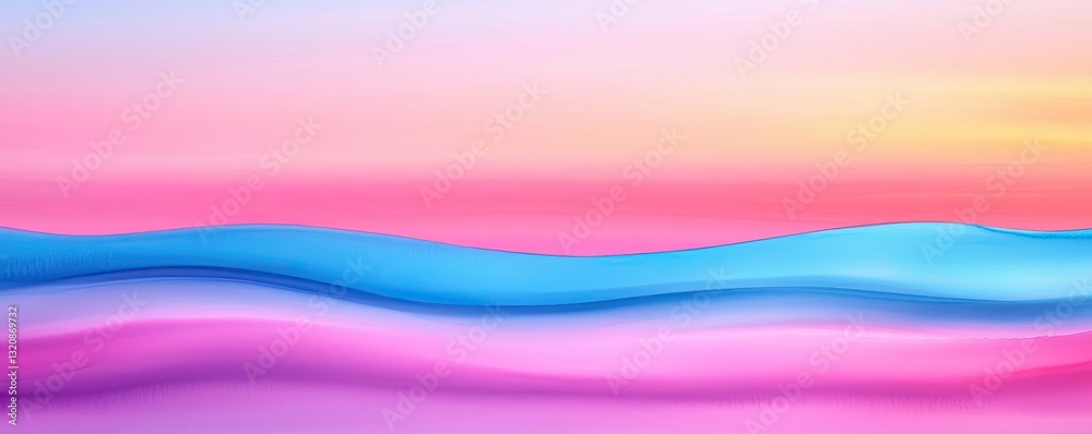 Poster digital watercolor painting abstract background idea. a mesmerizing blend of pastel colors in soft w