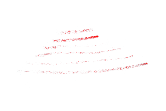 Draw a red pencil line separated on a transparent background. - Powered by Adobe