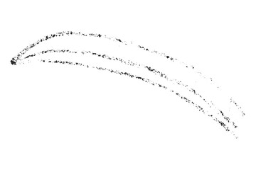 Draw a black pencil line separated on a transparent background.