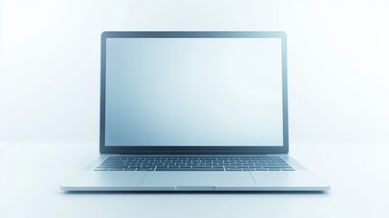 Fototapeta premium Versatile laptop mockup display for design applications, showcase your creations