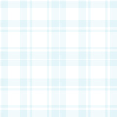 Vivid White Seamless Checks with Metallic Ice Blue accents Background